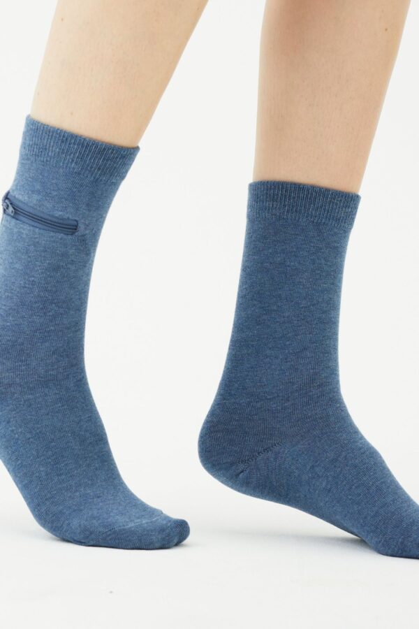 Calcetines de bambú unisex con bolsa oculta - Image 15