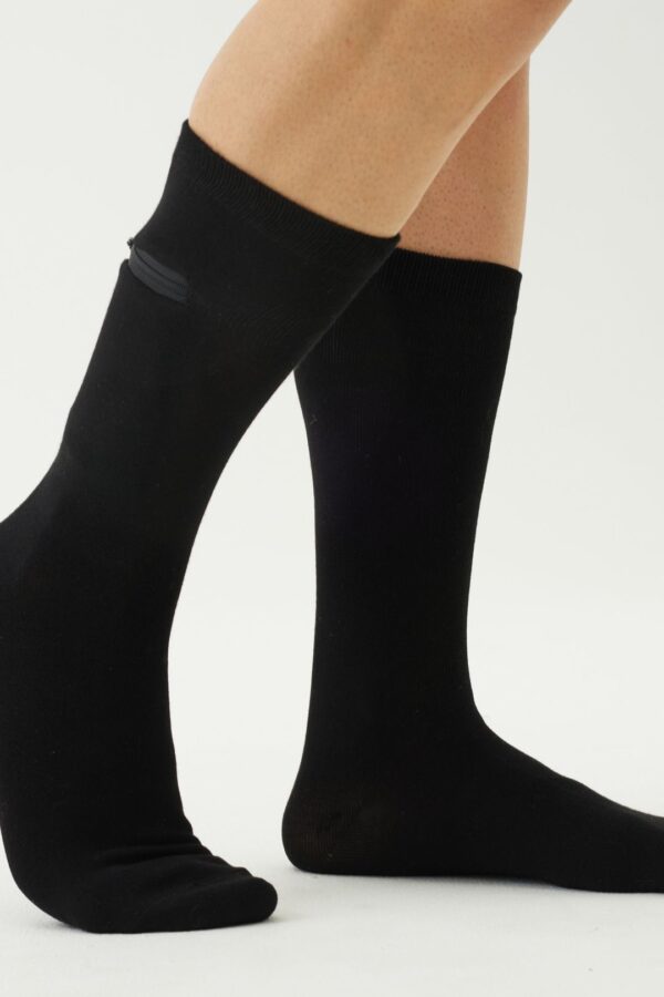 Calcetines de bambú unisex con bolsa oculta - Image 14