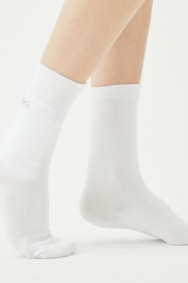 Calcetines de bambú unisex con bolsa oculta - Image 2