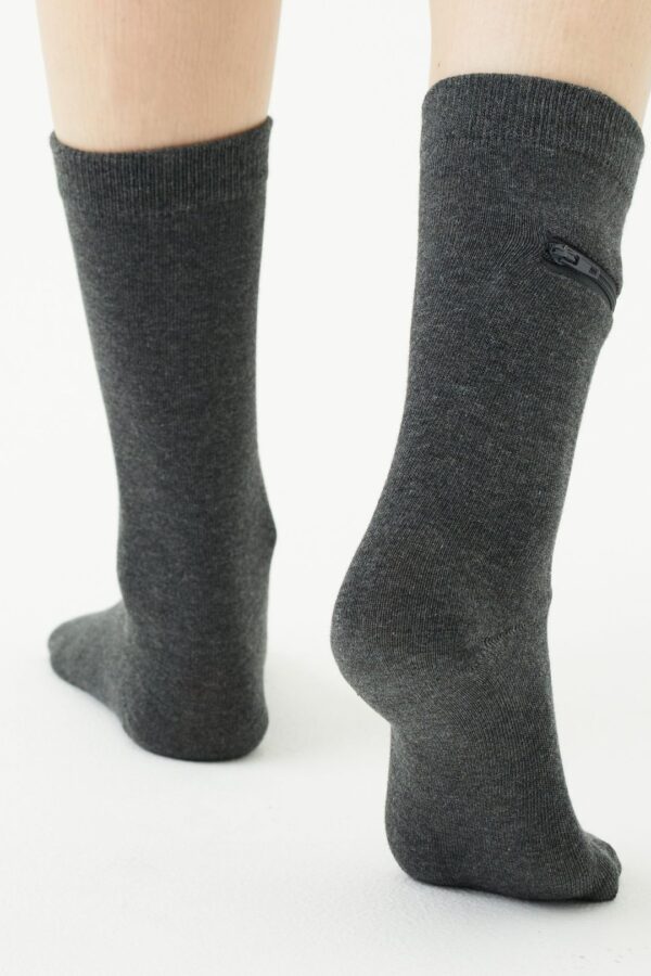 Calcetines de bambú unisex con bolsa oculta - Image 25