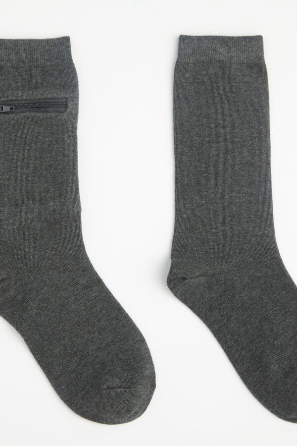 Calcetines de bambú unisex con bolsa oculta - Image 24