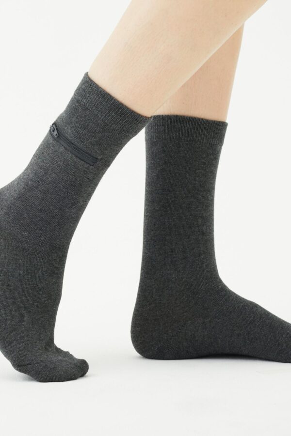 Calcetines de bambú unisex con bolsa oculta - Image 22