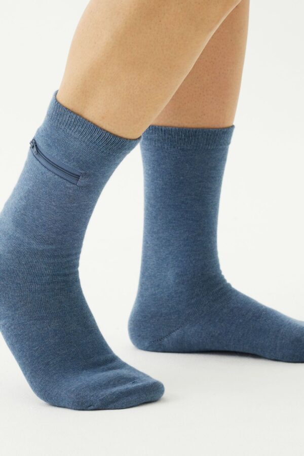Calcetines de bambú unisex con bolsa oculta - Image 20