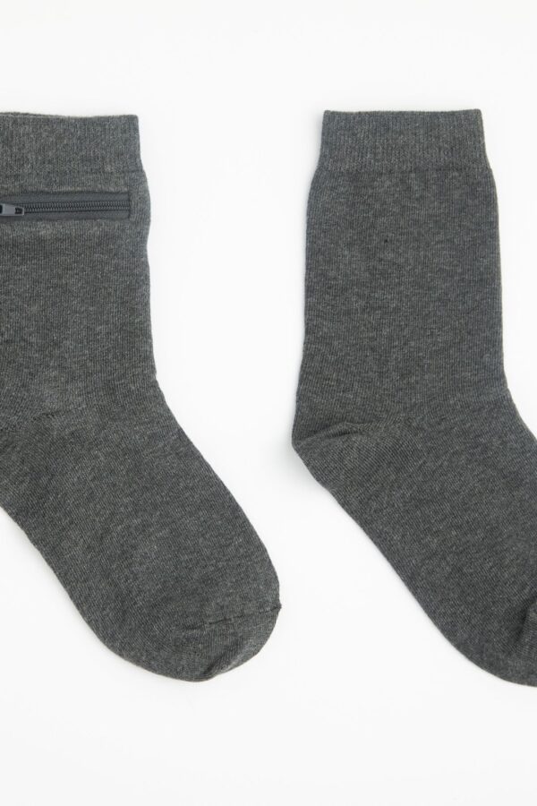 Calcetines cortos de bambú unisex con bolsa oculta - Image 12