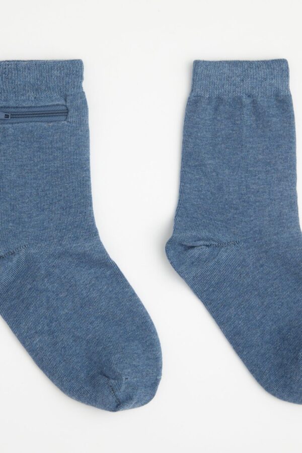 Calcetines cortos de bambú unisex con bolsa oculta - Image 20