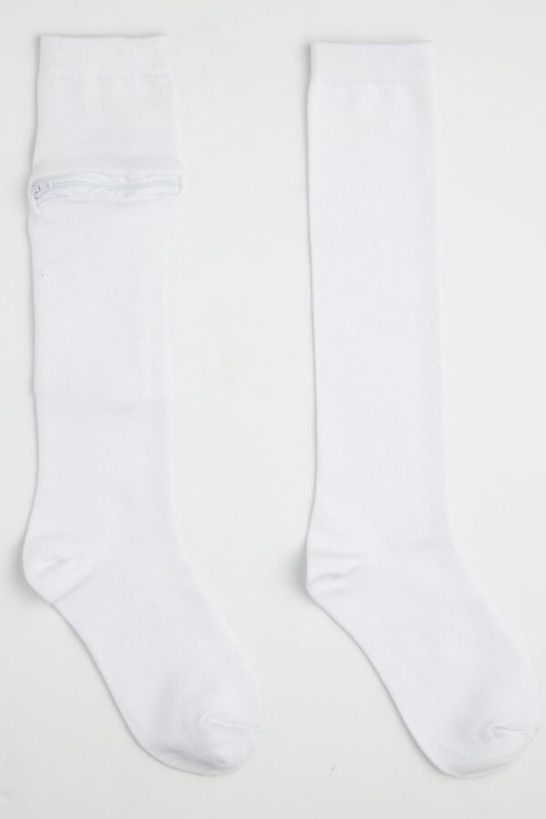 Calcetines largos de bambú unisex con bolsa oculta - Image 12