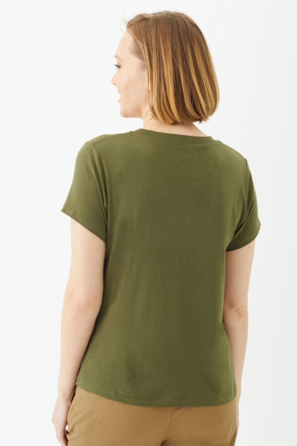 Playera Manga Larga Cuello Redondo para Mujer - Image 5