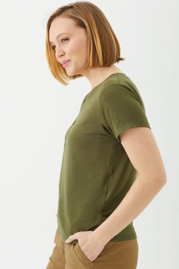 Playera Manga Larga Cuello Redondo para Mujer - Image 6