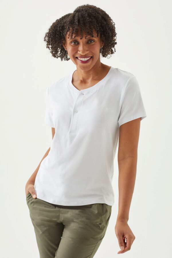 Playera Manga Larga Cuello Redondo para Mujer - Image 3