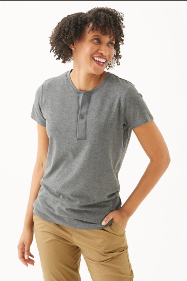 Playera Manga Larga Cuello Redondo para Mujer - Image 13