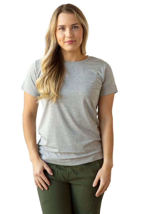 Playera Manga Corta Cuello Redondo para Mujer - Image 4