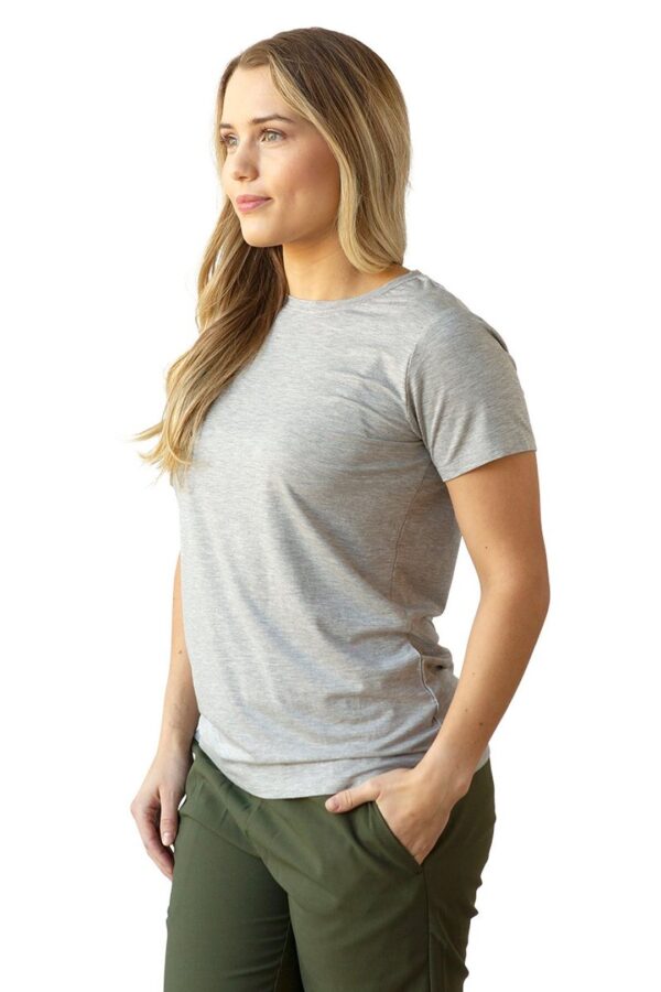 Playera Manga Corta Cuello Redondo para Mujer - Image 3
