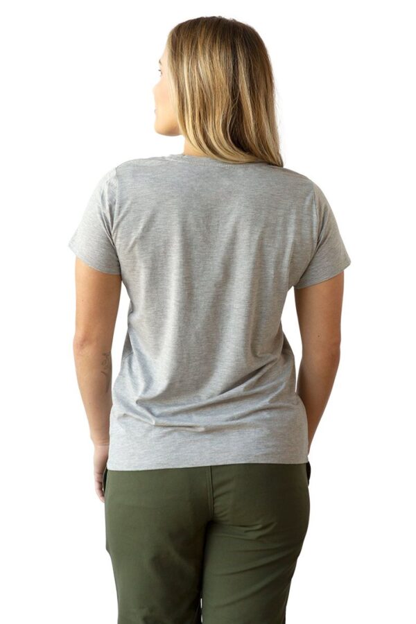 Playera Manga Corta Cuello Redondo para Mujer - Image 2